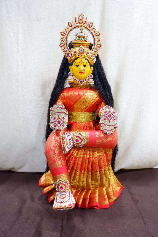 sriman ready idol with wooden stand in 25 inches