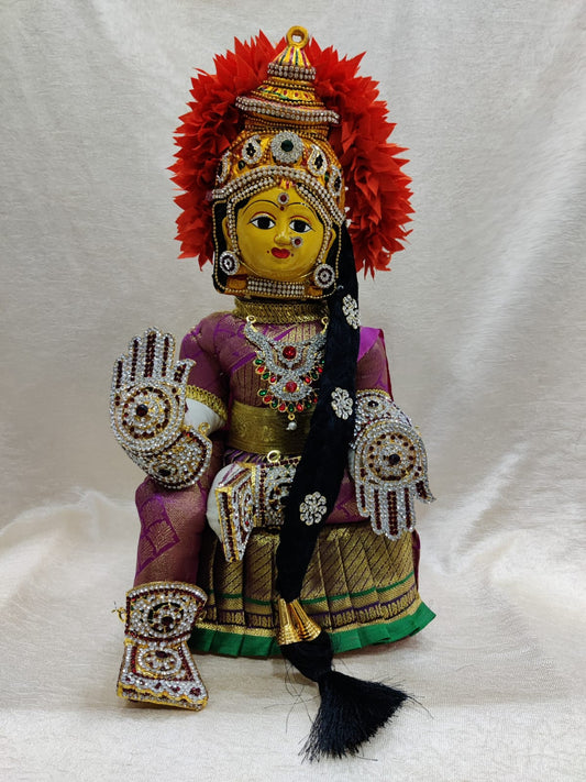 sriman vara lakshmi vratam doll in 17 inch