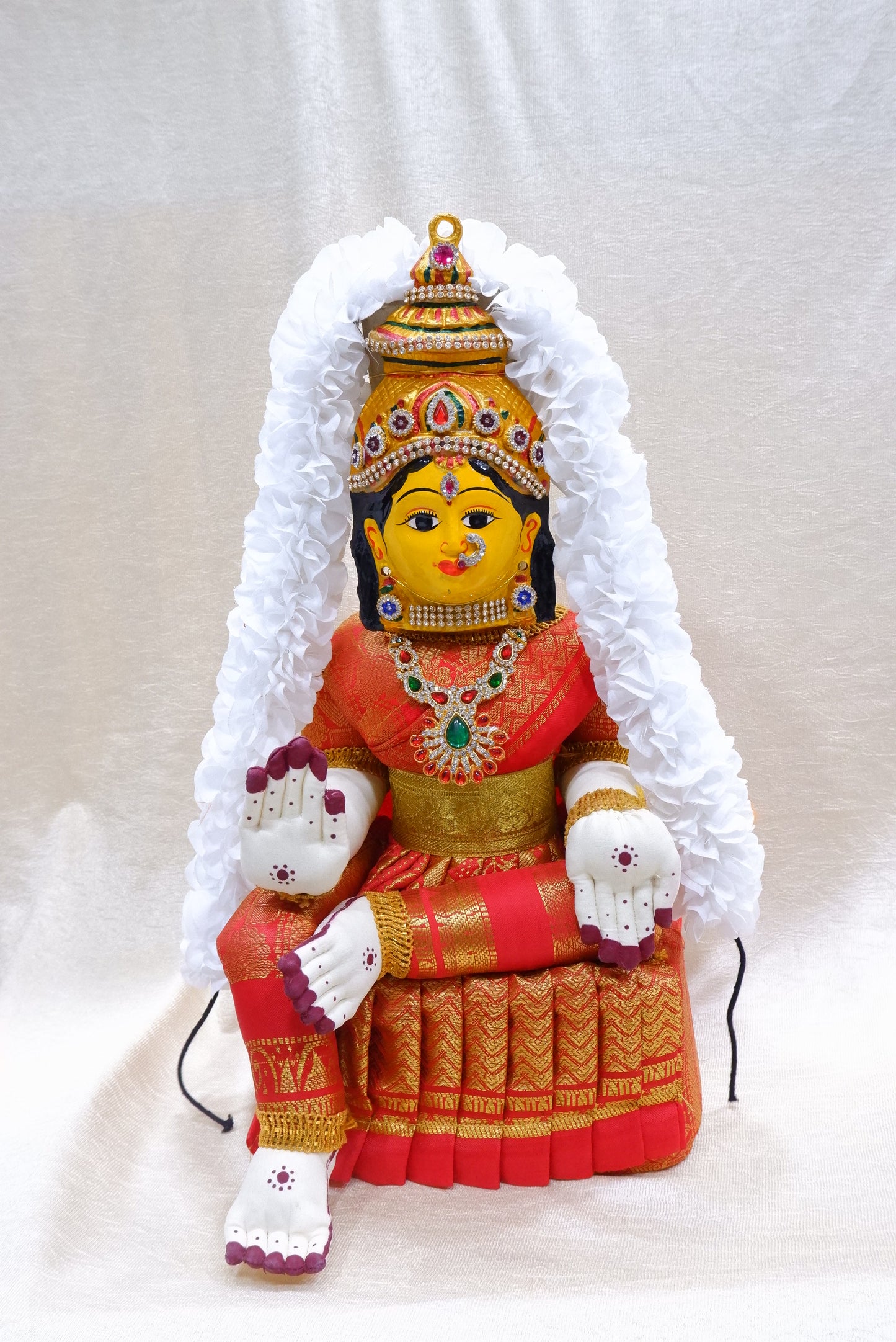 sriman varamaha lakshmi vratam pooja ready idol  17 inch height of the doll