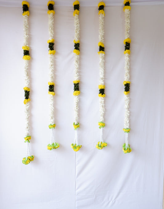 sriman wall decoration flowers for festival
