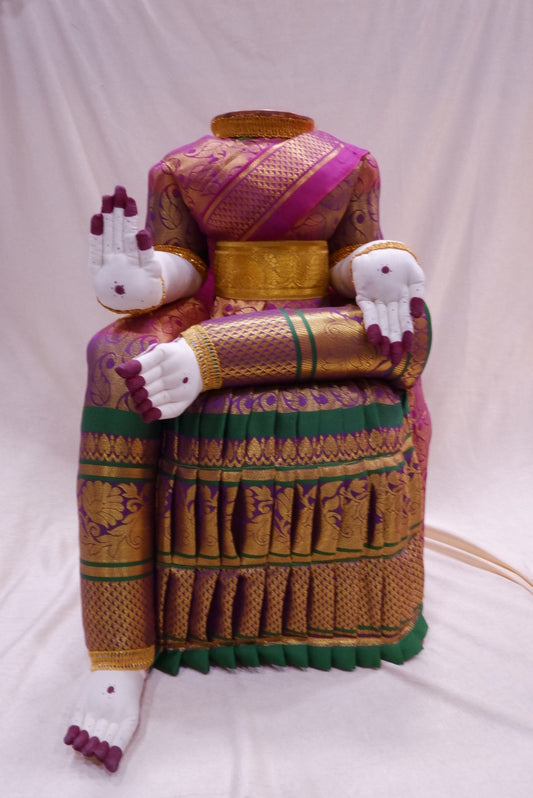 sriman   Classic  voilet Goddess Varalakshmi  doll 21 inch