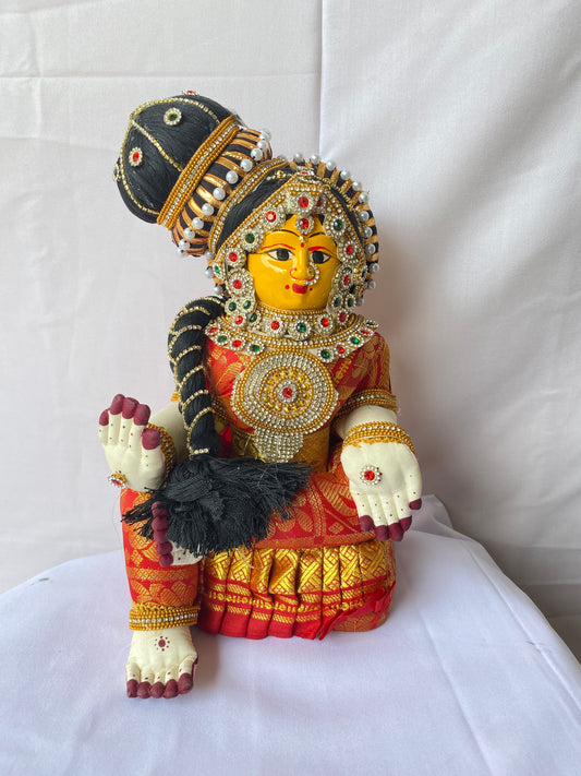 sriman ready idol with beautiful face and Jewel in 12 inch