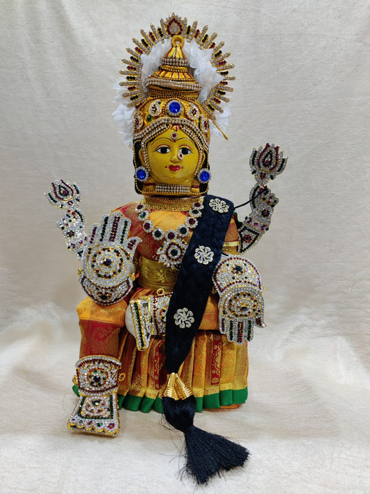 sriman ready idol for vara maha lakshmi vratam here in 17 inch height