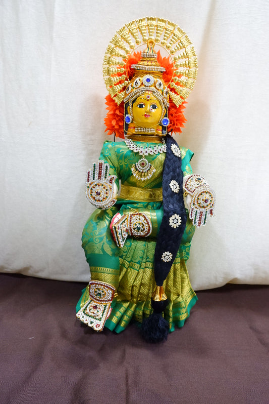 sriman wooden stand lakshmi idol  23 inch of the height