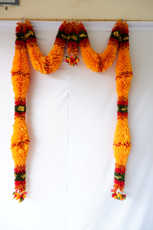sriman decoration flowers pineapple doorset for festival of varamaha lakshmi
