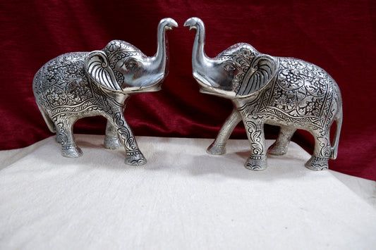 sriman silver elephant show decoration