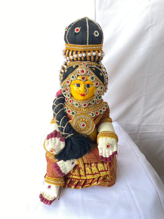 sriman  decorated doll for varamaha lakshmi pooja  12 inch doll
