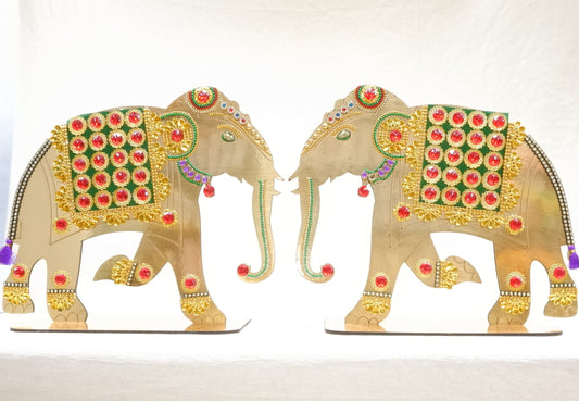 sriman designed elephant pair big size