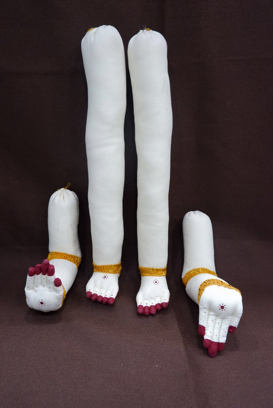 sriman cloth hands and legs for Lakshmi