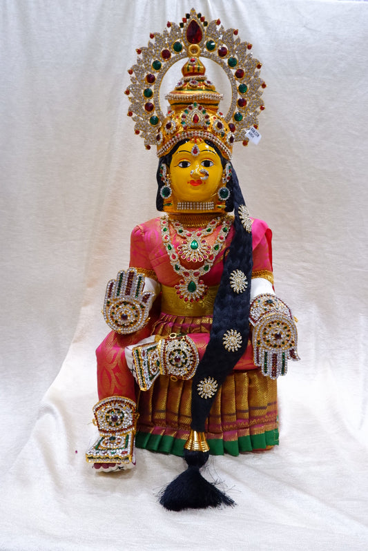 sriman lakshmi ready doll for vara maha lakshmi vratam 20 inch height of the doll