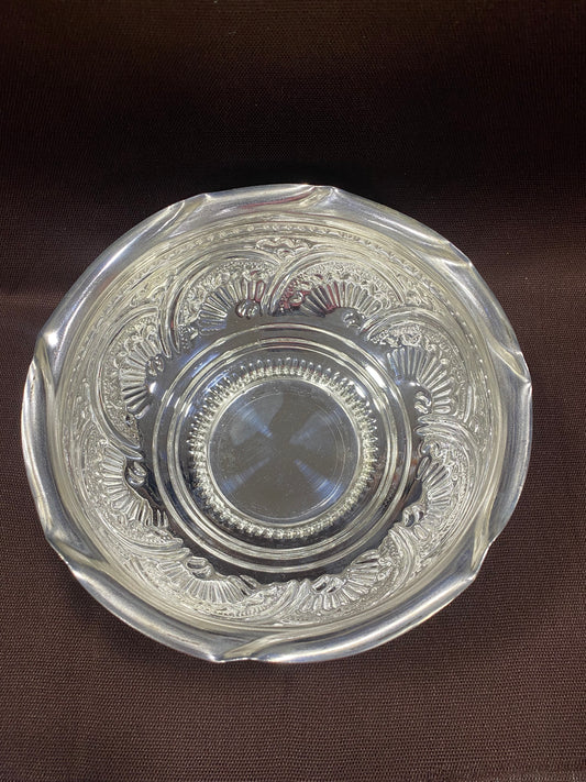 sriman German silver flower bowl for pooja or varamaha lakshmi vratam
