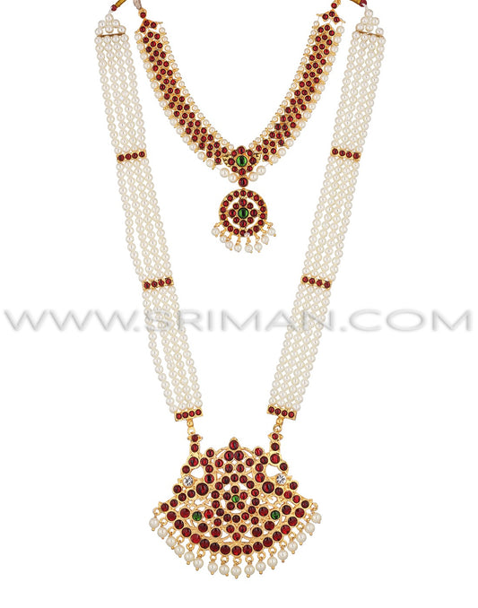 SRIMAN LONG MOTI AND NECKLACE