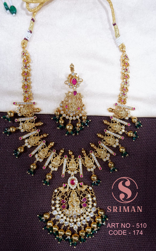 SRIMAN NECKLACE  SET WITH EARINGS